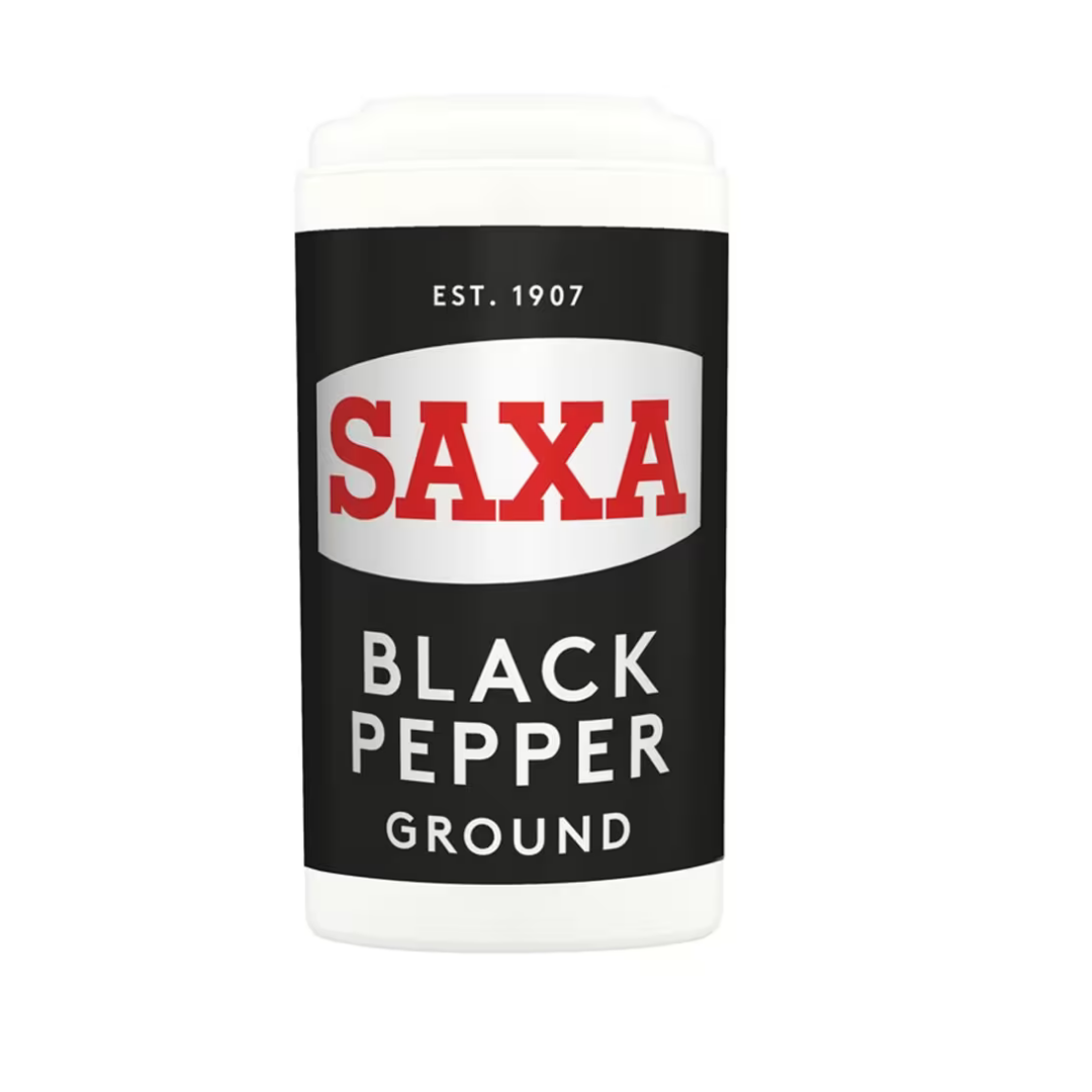 Saxa pimienta negra molida 2x6 12/25gr